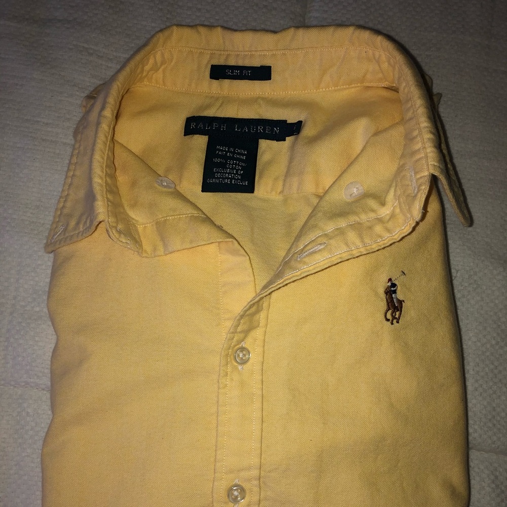 Polo Ralph Lauren yellow women’s oxford